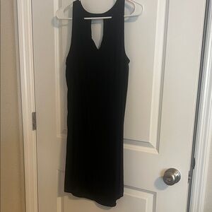 Old Navy Black Sleeveless Midi Dress
